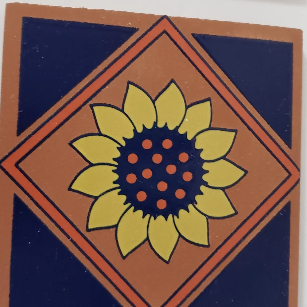 Tile Coaster Set of 6 Sunflowers